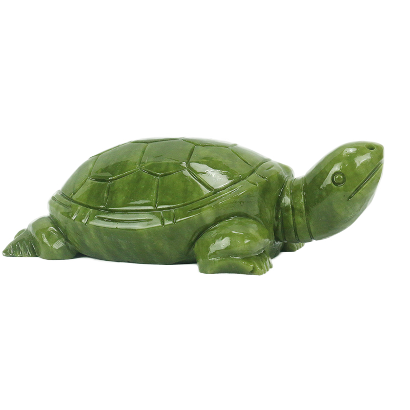 Aquarium Fish Cartoon - Natuurlijke Jade/schildpad Sculptuur/huisdecoratie/feng Shui Ornamenten/fish Tank