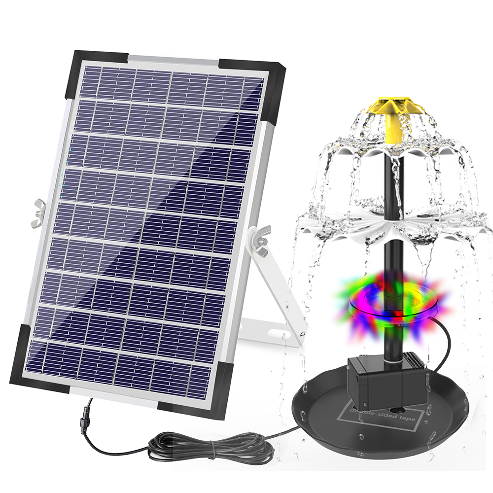 Aquarium Fish Accessories - Zonne-Energie Fonteinpomp Voor Vogel Bad Met