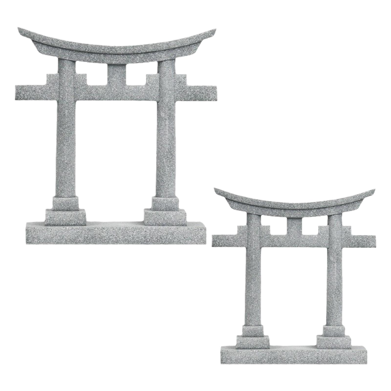 Aquarium Fish Hideout - Aquariumdecoratie Miniatuur Japanse Torii-poort PVC Landschap