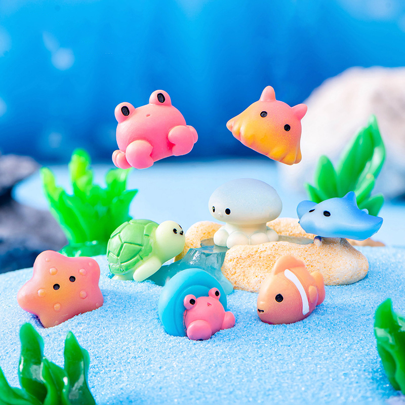 Aquarium Fish Dolphin - Creatieve Hars Oceaandieren Dolfijnen Qctopuses Kwallen