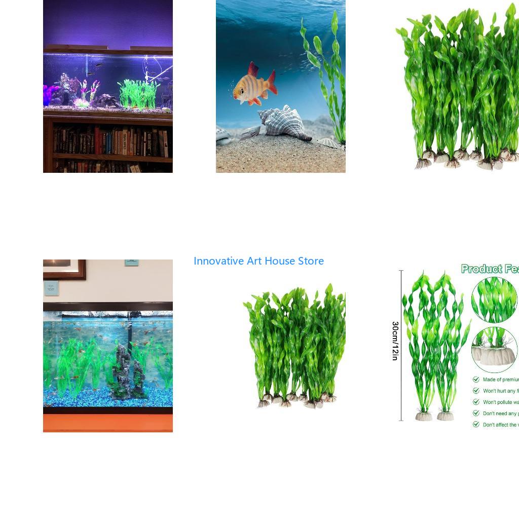 Aquarium Fish Hiding Spot - E1PC Waterplanten Bladeren voor vissen voor