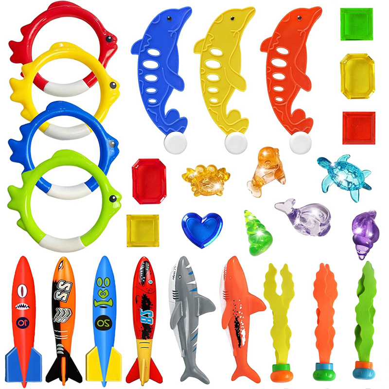 Aquarium Fish Dolphin - Aquariumdecoratie Opblaasbare zwembadaccessoires Schattenjacht Duikset Torpedo