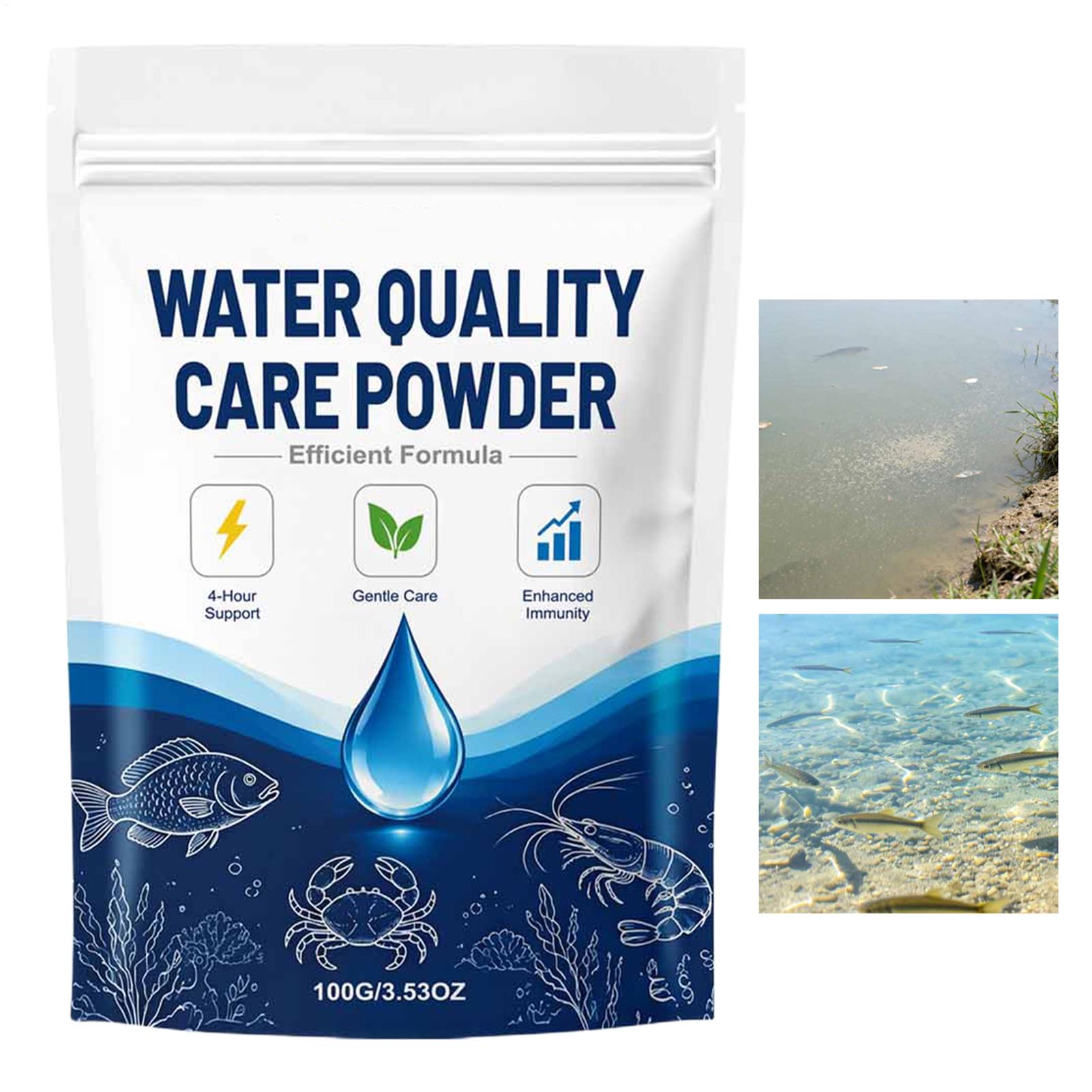 Aquarium Fish Care - 100g Aquarium Water Clarifier Poeder Voor