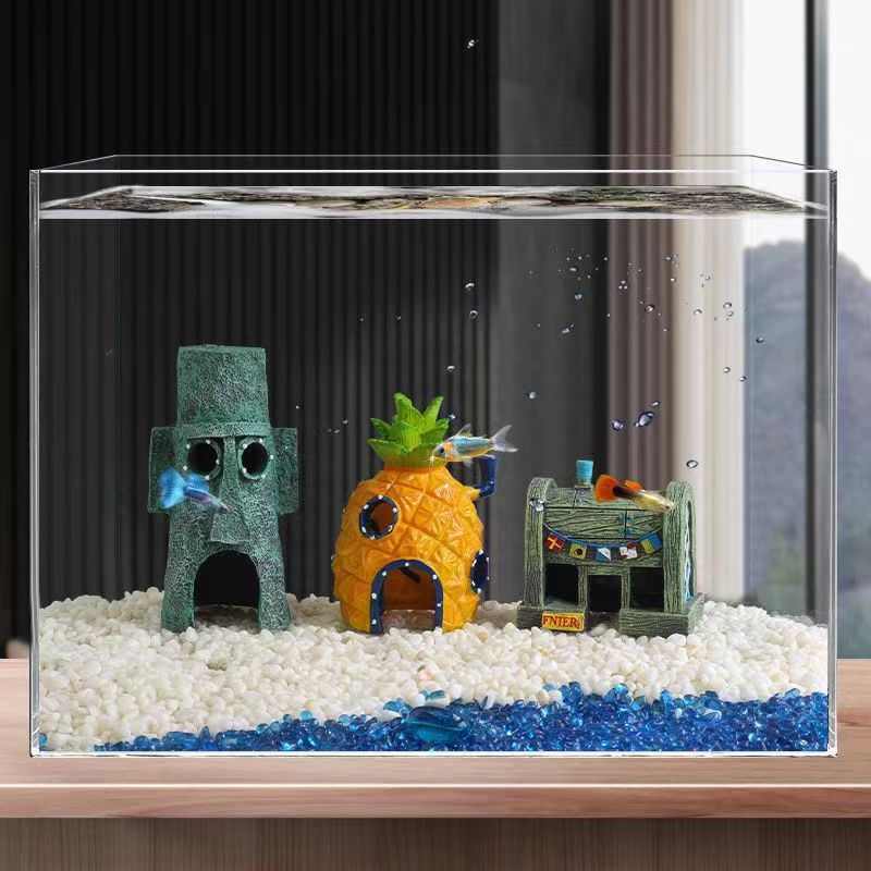 Aquarium Fish Hideout - Ananas Huis Aquarium Decoratie Visbak Ornament