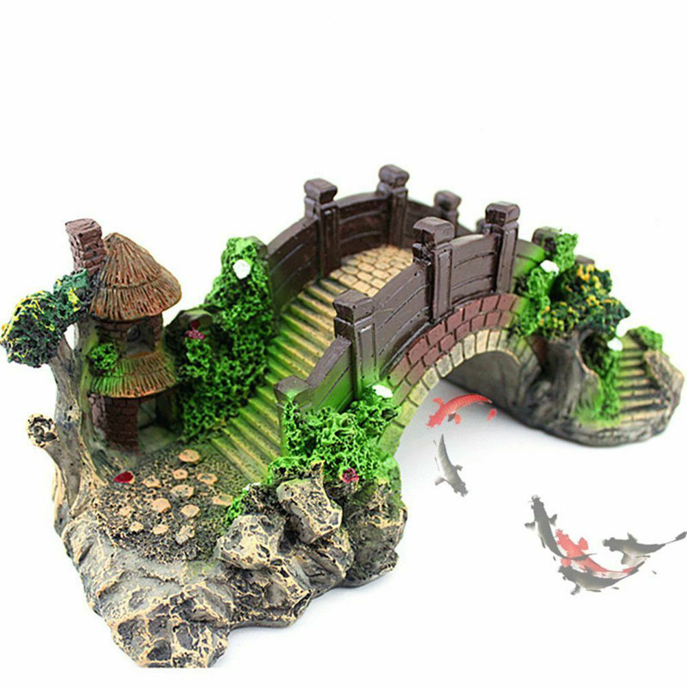 Aquarium Fish Bridge - Aquarium Accessoires Prieel Boom Plant Nep