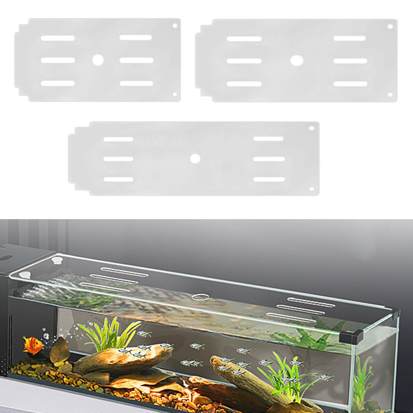 Aquarium Fish Jumping - Tankdeksel met voedingsgaten, anti-springen, aquarium acryl