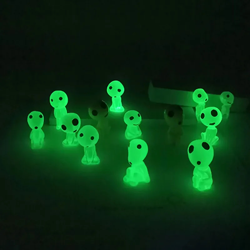 Aquarium Fish Accessories - Lichtgevende Elfen Minifiguren Aquariumdecoratie Kodama Glow-in-the-dark