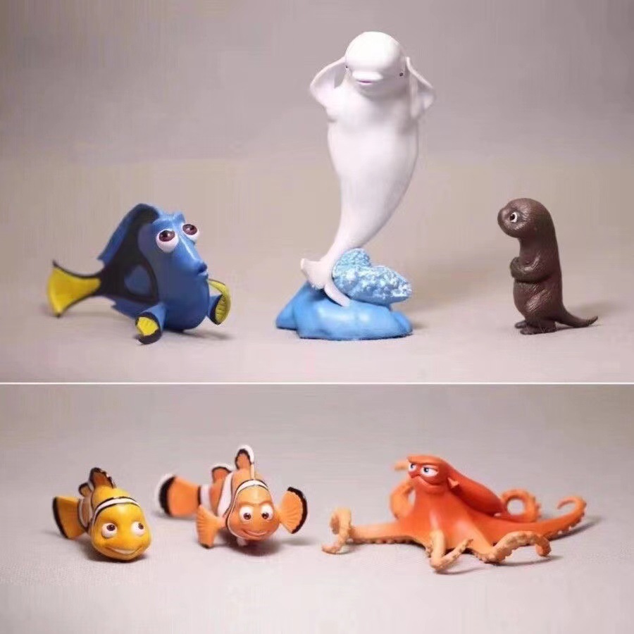 Leuke 6-delige poppenstandbeel - Aquarium Fish Dolphin recensie en prijs