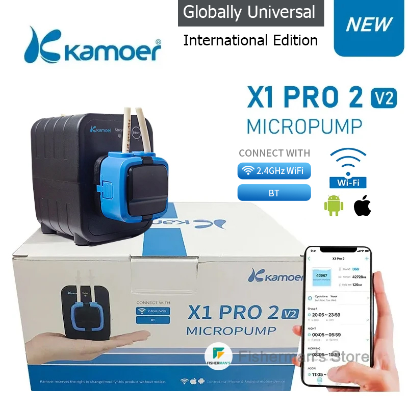 Kamoer X1 Pro 2 V2 Bluetooth W - Aquarium Fish Care recensie en prijs