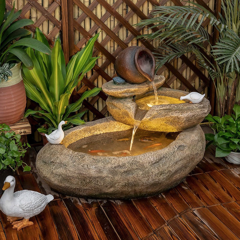 Buitenbalkon vijver binnenplaa - Aquarium Fish In Pond recensie en prijs
