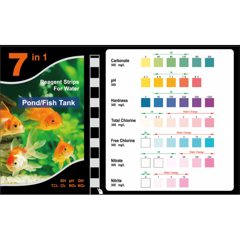 7-in-1 PH-teststrip, testkit v - Aquarium Fish In Pond recensie en prijs