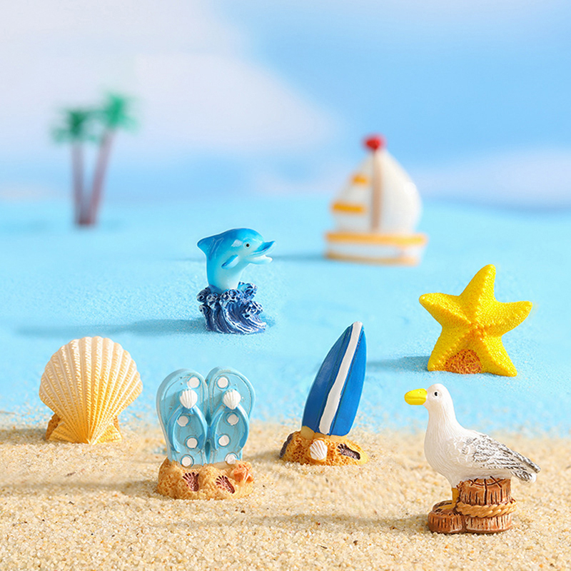 Cartoon Surfplank Schelpen Zee - Aquarium Fish Dolphin recensie en prijs