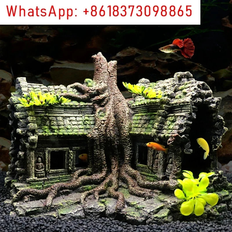 Harsen Boomhut Houten Aquarium - Aquarium Fish Accessories recensie en prijs