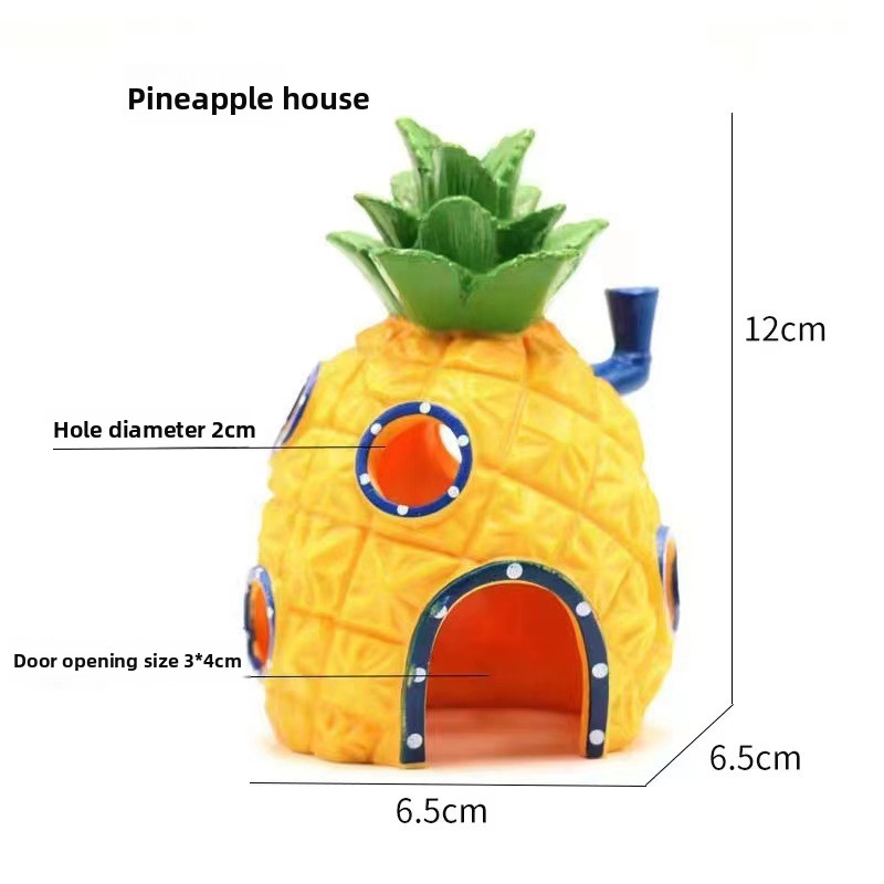 Ananas Huis Aquarium Decoratie - Aquarium Fish Hideout recensie en prijs