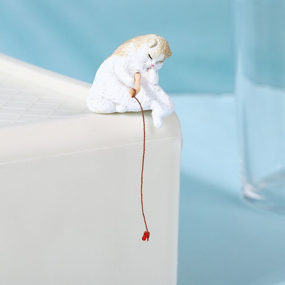 Miniatuur Visserij Kat Ornamen - Aquarium Fish Cartoon recensie en prijs