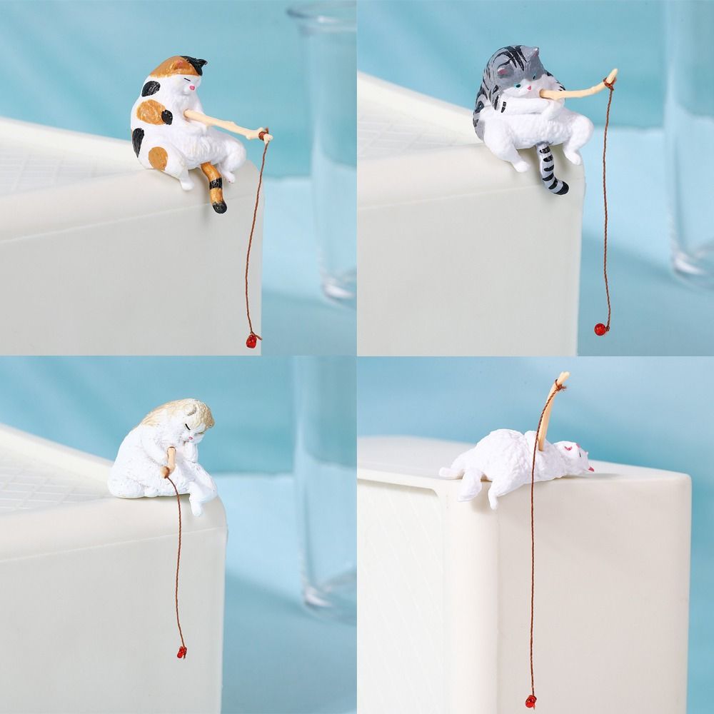 Miniatuur Visserij Kat Ornamen - Aquarium Fish Cartoon recensie en prijs