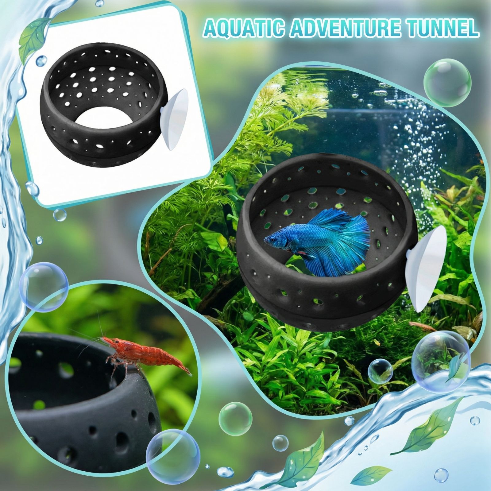 Betta Bulb Hide Tunnel Aquariu - Aquarium Fish Hideout recensie en prijs
