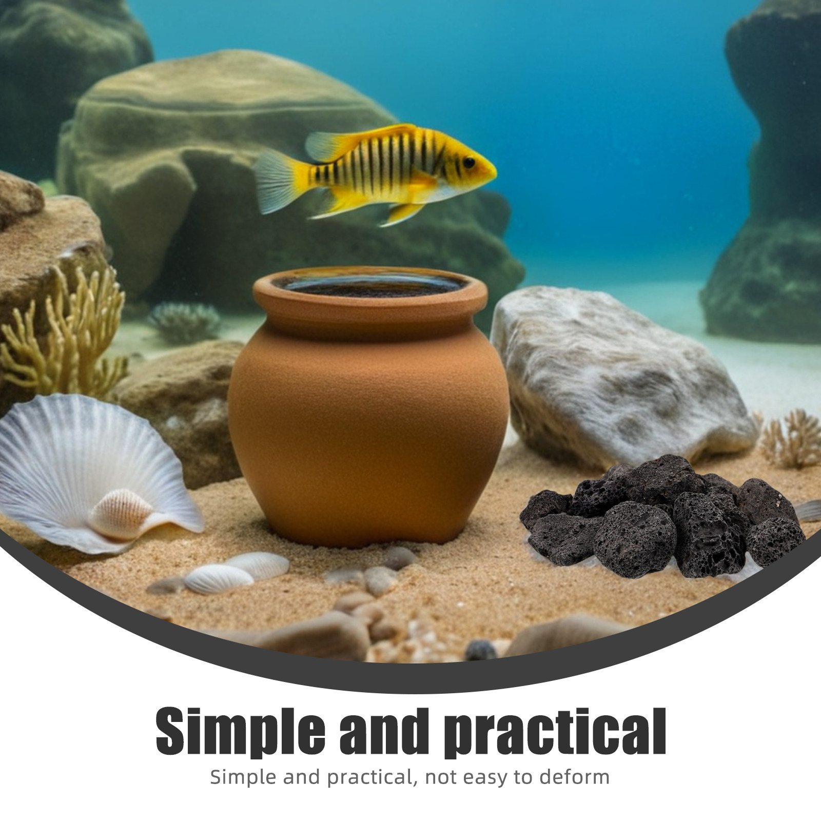 1Pack Natuurlijke vulkanische  - Aquarium Fish Accessories recensie en prijs