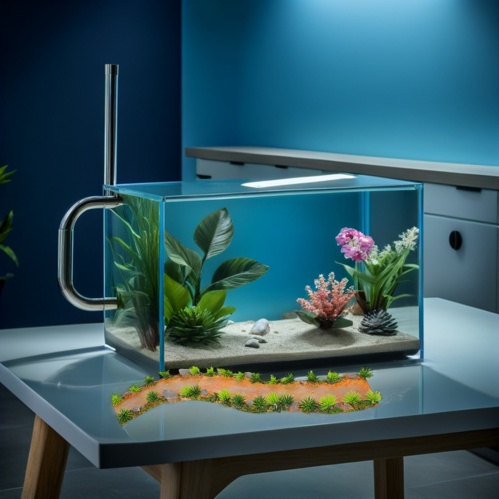 3 Stuks Aquarium Tuinpad Beeld - Aquarium Fish Bridge recensie en prijs