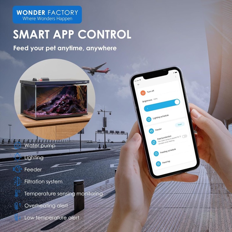 Slim Aquarium, Glazen Visbak,  - Aquarium Fish App recensie en prijs
