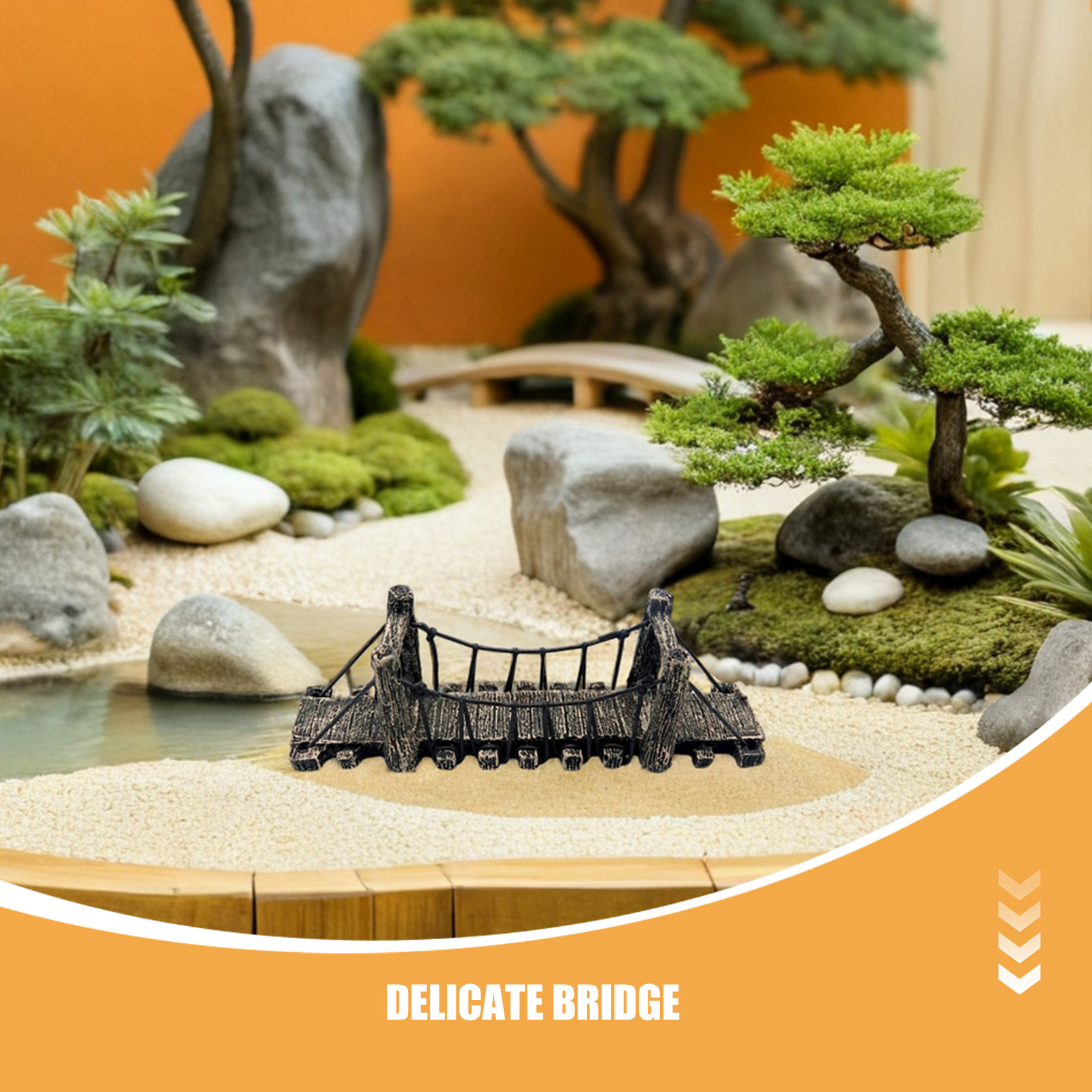 2 stuks tuinlandschapsdecorati - Aquarium Fish Bridge recensie en prijs